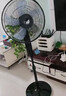 格力（GREE）電風(fēng)扇家用大風(fēng)量五葉立式落地扇 客廳宿舍定時(shí)轉頁(yè)扇搖頭循環(huán)對流換氣扇可升降機械電扇 FD-4012-WG 黑色 曬單實(shí)拍圖