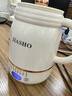 養生壺電燉杯燒水壺熱水壺恒溫壺養生燒水壺煮茶壺煮茶器泡茶壺一體機全自動(dòng)玻璃保溫小家用 奶油白 0.8L 【不粘不糊】可預約+保溫 曬單實(shí)拍圖