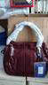 威栩生（VIZEUS）真皮女包單肩斜跨手提包女頭層牛皮輕奢品牌漆皮女士包包大容量 紫紅色 小款 曬單實(shí)拍圖