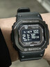 卡西歐日韓手表男小方塊G-SHOCK太陽(yáng)能送男士情人節禮物戶(hù)外心率智能表 DW-H5600MB-1神秘躍動(dòng)黑 曬單實(shí)拍圖