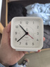 得力兒童節方形簡(jiǎn)約指針鬧鐘柔光夜燈臺式時(shí)尚座鐘起床神器 開(kāi)學(xué)升學(xué)季必備 白色8851開(kāi)學(xué)新年禮物 曬單實(shí)拍圖