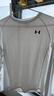 Under Armour兒童圓領(lǐng)長(cháng)袖T恤中性大童夏季男女童撞色拼接運動(dòng)服 白色 170 曬單實(shí)拍圖