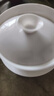 鈺銓龍門(mén) 白瓷薄胎懸停蓋碗 德化羊脂玉瓷小號馬蹄三才蓋碗上釉陶瓷泡茶碗 羊脂玉上釉薄胎馬蹄蓋碗約110ml 曬單實(shí)拍圖