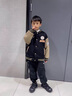 G.duck小黃鴨童裝男童外套春秋季2026新款兒童衣服男孩棒球服拼色字母 黑色 160 建議13~14歲【150-160cm】c 曬單實(shí)拍圖