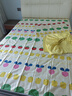 銘都寶貝兒童四件套純棉床上用品女童三件套宿舍床單床笠被套 多吃蔬菜 1.35m床笠款 曬單實(shí)拍圖