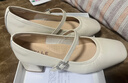 百麗浪漫千金優(yōu)雅瑪麗珍鞋女鞋2026新款休閑真皮單鞋JD019AQ6 米白 36 曬單實(shí)拍圖