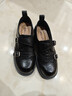 百麗（Belle）時(shí)光畫(huà)報孟克樂(lè )福鞋女26春新款商場(chǎng)英倫風(fēng)牛皮小皮鞋F6R1DAM6預售 黑色 37 曬單實(shí)拍圖