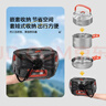 JEEP戶(hù)外鍋具不銹鋼露營(yíng)鍋全套裝備燒水壺一體套鍋卡式爐野營(yíng)煮飯 曬單實(shí)拍圖