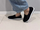 颯望正宗老北京布鞋男女高檔新款一腳蹬軟底防滑老人夏季透氣牛津千層 黑牛筋底【升級耐磨款-艾草除臭】 2026全新升級 36 曬單實(shí)拍圖