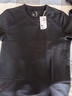 京東京造10A抗菌男士t恤短袖男女同款衣服男裝春夏新款圓領(lǐng)打底衫內搭黑XL 曬單實(shí)拍圖
