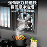 奧克斯（AUX）排氣扇廚房專(zhuān)用抽油煙排風(fēng)扇強力鐵換氣扇方形排煙 10寸黑色 曬單實(shí)拍圖