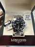浪琴（LONGINES）瑞士手表 康卡斯潛水系列 男士鋼帶機械表L38414966 曬單實(shí)拍圖