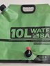 太力戶(hù)外儲水袋10L 食品級自立吸嘴閥門(mén)帶水龍頭便攜水袋 橄欖綠 曬單實(shí)拍圖