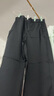 尚都比拉氣質(zhì)通勤休閑褲女夏季梨型高腰顯瘦闊腿褲及地西褲 黑色 M 曬單實(shí)拍圖
