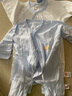 貝瑞加（Babyprints）嬰兒連體衣2件裝純棉寶寶衣服新生兒柔軟內衣透氣爬服薄款 藍59 曬單實(shí)拍圖