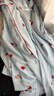 蕉內（Bananain）【劉浩存同款】520H睡衣男女士法蘭絨情侶家居服帶杯微絨秋冬季 【劉浩存同款】櫻桃-荷粉 M 曬單實(shí)拍圖