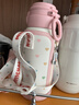 貝親（Pigeon）×miiiiichan趣玩 兒童保溫杯 學(xué)生水杯 直筒杯600ml粉色愛(ài)心小狗 曬單實(shí)拍圖