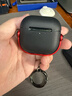 斯幻柯適用AirPods4代保護套AirPods4代藍牙耳機套 降噪耳機殼airpods4代透明保護磨砂殼-電音-黑紅色 曬單實(shí)拍圖