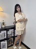莫代爾情侶睡衣情侶裝一男一女套裝夏季短袖短褲夫妻兩件套純棉家居服 T8162情侶 M 女+男L 曬單實(shí)拍圖