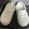 樸西兒童洞洞鞋夏季居家透氣舒適軟彈輕盈靜音洗澡防滑加厚耐磨涼鞋女 奶白色（透氣舒適洗澡防滑加厚耐磨） 30 （200mm） 曬單實(shí)拍圖