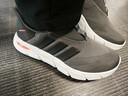 阿迪達斯（adidas）男鞋休閑鞋一腳蹬透氣網(wǎng)面運動(dòng)跑步鞋 40.5 曬單實(shí)拍圖