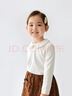 考拉鼻鼻[百搭彼得潘·軟糯娃娃領(lǐng)上衣]兒童簡(jiǎn)約輕復古基礎款衣服 曬單實(shí)拍圖