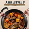電炒鍋多功能一體電煮鍋電鍋燉蒸煮一體燉蒸煮一體電熱鍋電燉鍋多用途鍋新款炒菜專(zhuān)用家用 4.5L 經(jīng)典四燈款32單籠3-4人 曬單實(shí)拍圖