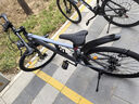 永久自行車(chē)成人山地車(chē)自行車(chē)學(xué)生男女鋁合金變速公路自行車(chē)油碟單車(chē) 【鋁架/全套軸承】摩天灰 24速 26寸【推薦155-185cm】 曬單實(shí)拍圖