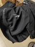 德?tīng)柣輿_鋒衣男春秋季夾克外套男戶(hù)外連帽運動(dòng)服休閑寬松男裝 黑色 XL  曬單實(shí)拍圖