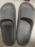 樸西香蕉船涼拖鞋女士浴室不易滑居家室內四季情侶拖鞋男 深灰 42-43 曬單實(shí)拍圖