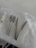 薩爾瑪·卡恩歐式西餐刀叉套裝家用高檔餐具304不銹鋼切牛排刀叉勺兒童三件套 刀叉兩件套【Noble圓柄】 曬單實(shí)拍圖