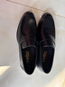 金利來(lái)（Goldlion）男鞋商務(wù)休閑正裝鞋秋季舒適輕質(zhì)時(shí)尚皮鞋50383013701A-黑-40碼 曬單實(shí)拍圖