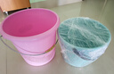 茶花 提水桶加厚14.4L塑料桶泡腳桶洗腳桶洗衣洗車(chē)儲水桶洗拖把桶* 曬單實(shí)拍圖
