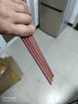 雙槍紅檀木筷子天然抗菌木筷 家用實(shí)木無(wú)漆無(wú)蠟筷子餐具套裝10雙 曬單實(shí)拍圖
