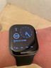 Apple/蘋(píng)果 Watch S11 智能手表GPS款46毫米深空灰色鋁金屬表殼黑色運動(dòng)型表帶M/L MEVP4CH/B 曬單實(shí)拍圖