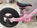 永久兒童平衡車(chē)1-3-6歲寶寶滑步車(chē)滑行車(chē)無(wú)腳踏男孩生日禮物12寸粉色 曬單實(shí)拍圖