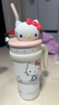 LIKE BB三麗鷗hellokitty保溫杯子大容量吸管水杯女生高顏值可愛(ài)冰霸禮物 凱蒂貓禮品套裝-700ml【三麗鷗正版授權】 曬單實(shí)拍圖