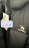 駱駝（CAMEL）火神中長(cháng)款羽絨服女男90%絨子加厚外套 J35CR0L0011 幻影黑 L 曬單實(shí)拍圖