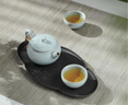 萬(wàn)仟堂（Edenus）茶具套裝 陶瓷茶具茶盤(pán)茶杯套裝茶具禮盒裝高端送禮云起 粉青釉   曬單實(shí)拍圖