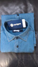 納維凱爾意大利小帆船男士牛仔襯衫全棉襯衣1311904503 牛仔藍 S/38  曬單實(shí)拍圖