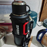 柏邦保溫保冷杯大容量不銹鋼制冷保溫壺便攜車(chē)載家用戶(hù)外男士運動(dòng)水壺 【冰爽一夏】黑4L約8瓶水+背帶 72小時(shí)保溫保冷【316不銹鋼】 曬單實(shí)拍圖