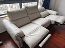 芝華仕頭等艙波特菲勒50795真皮零靠墻電動(dòng)沙發(fā)白色2.56m意式直排沙發(fā) 曬單實(shí)拍圖