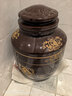 酒壇子陶瓷土陶酒缸家用密封加厚酒罐發(fā)酵存酒窖藏專(zhuān)用酒瓶大酒缸 棗紅 酒壇30斤【密封蓋】 曬單實(shí)拍圖