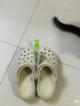 卡駱馳（CROCS）經(jīng)典云朵老爹鞋洞洞鞋時(shí)尚百搭女鞋拖鞋一腳蹬|206750 骨白色-2Y2(含智必星) 36 /37(230mm) 曬單實(shí)拍圖