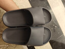 京東京造【專(zhuān)業(yè)防滑】浴室防滑拖鞋老人孕婦舒適居家拖鞋男士灰色40-41 曬單實(shí)拍圖