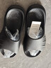 京東京造【足弓支撐】運動(dòng)恢復舒緩EVA外穿拖鞋新款拖鞋男士 黑色 41-42 曬單實(shí)拍圖