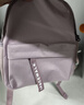 森馬（Semir）雙肩包女輕便小型背包實(shí)用百搭學(xué)生旅行通勤上課書(shū)包簡(jiǎn)約休閑 粉紫70003 均碼 曬單實(shí)拍圖