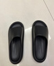 潔麗雅踩屎感涼拖鞋男士夏季2026新款室內防滑防臭情侶居家用厚底拖鞋女 星夜黑 42-43 【適合41-42】 曬單實(shí)拍圖