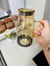 雙槍油壺廚房專(zhuān)用防漏嘴不掛油瓶加厚高硼硅玻璃罐香油罐醋醬油調味壺 曬單實(shí)拍圖