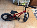 優(yōu)貝（RoyalBaby）兒童自行車(chē)男女鎂合金單車(chē) 月亮系列4-7歲 宇航員16寸 紅色 曬單實(shí)拍圖